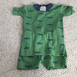 Hanna Andersson boys long John pajamas Sz 4 100 cm